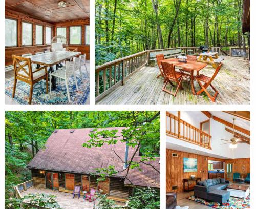 Berkeley Springs House | Huge Cabin w Hot Tub, Deck, Grill, Fire Pit, WiFi