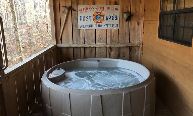 Candler Cabin | Hugs and Kisses! Great Views, Hot Tub, Fireplace,Near Downtown, Free WiFi, Pet