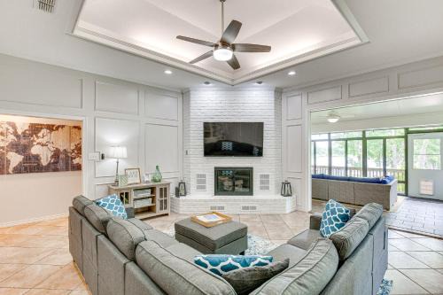 Smith County House | Idyllic Lakefront Retreat with Dock and Boat House!