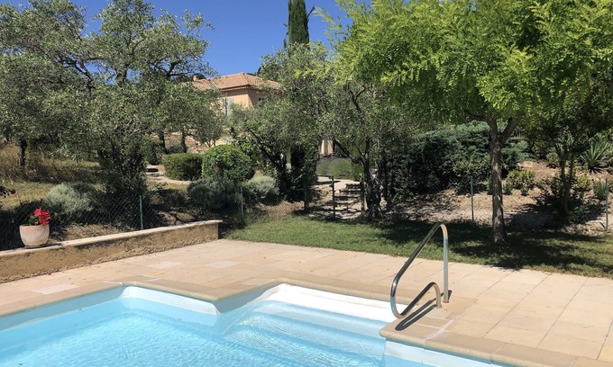 Mirabel-aux-Baronnies House | In a field of olive trees, house for 6-7 people with a large swimming pool