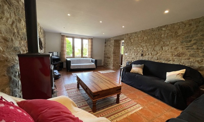 Saint-Pois Cottage | In a small hamlet in the Normandy countryside is this wonderful gite with panoramic views.