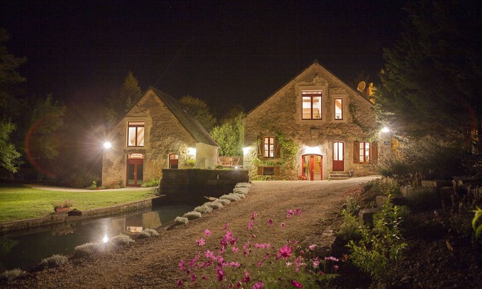 Thury Cottage | Independent Water Mill Cottage in Rix, Burgundy, on 14 acres of meadows & water