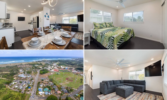 Kahuku House | Kahuku 3BR Ohana - A/C, WiFi, Parking