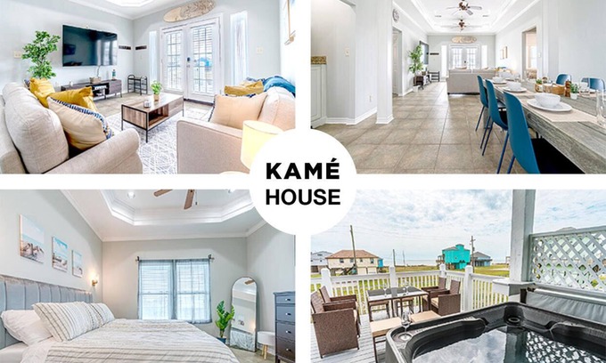 Crystal Beach Villa | Kame House | Hot Tub w/Ocean Views, Beachfront