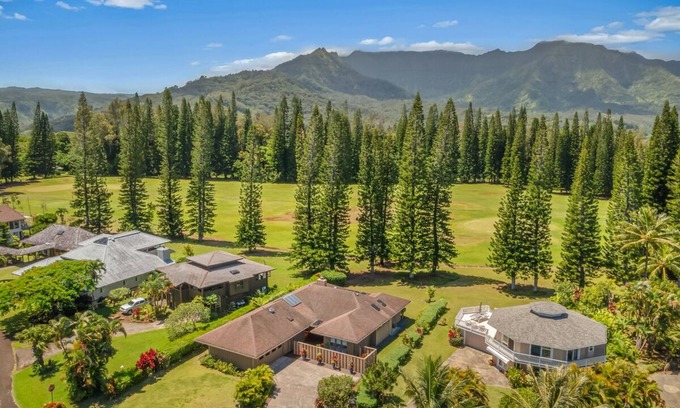 Princeville House | KAUAI VIBES! All New 3BD Air Conditioning, Oasis,Private,Tropical,Outdoor Shower
