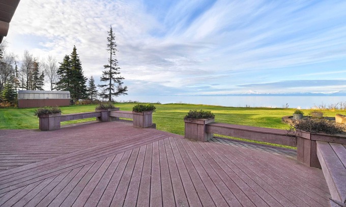 Salamatof House | Kenai Vacation Rental w/Volcano Views & Decks!