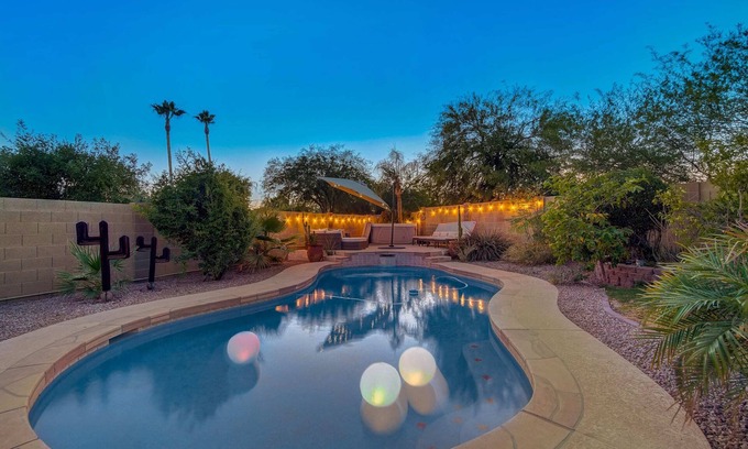 Superstition Springs House | Kiva Cove! Spacious Home w/Heated Pool & Hot Tub