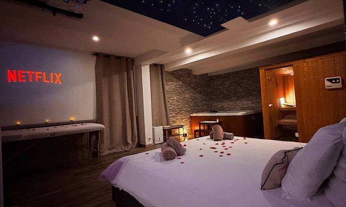 Bray-sur-Somme House | L'Évasion étoilée - Jacuzzi Sauna Hammam