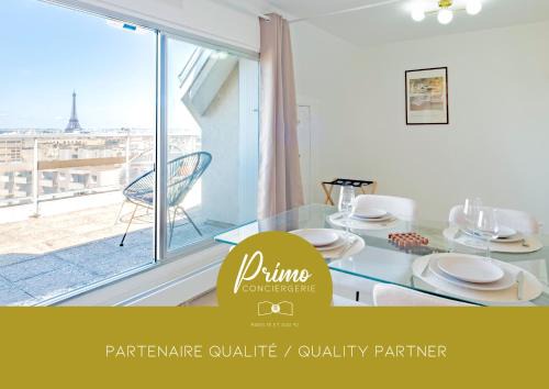 Saint-Lambert Apartment | L'Envol - Eiffel Tower view, near metro