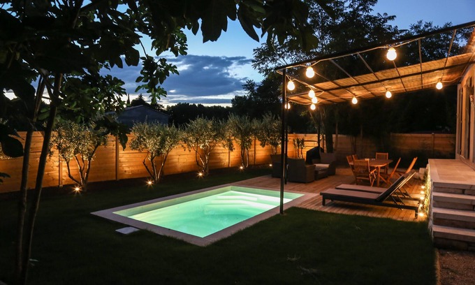 Saint-Andre-de-Roquepertuis House | L'Olivette - 110m2 + Private Pool 2 to 6 people Air-conditioned