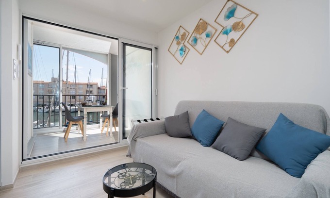 Cap d'Agde Apartment | La Belle Jetée - Climatisé à 50 m de la plage