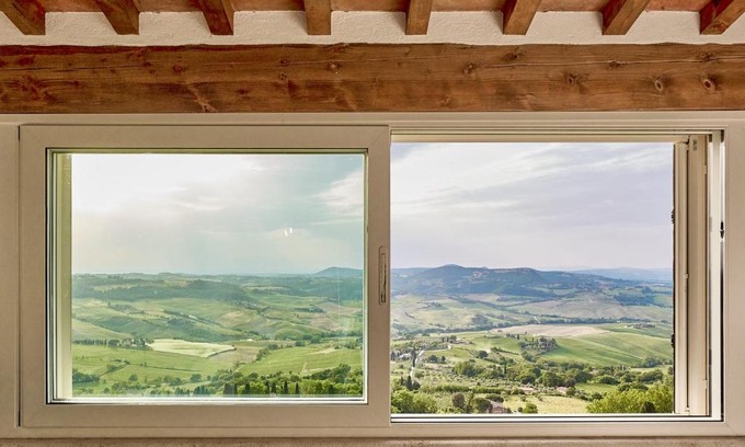 Montepulciano House | La finestra - centro storico Montepulciano, casa panoramica.