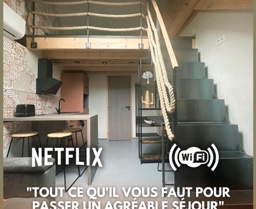 Foucherans Apartment | La mezzanine