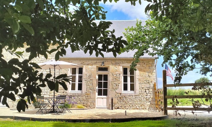 Formigny Cottage | La Musardière, a cottage 5 mn from Omaha Beach, in the heart of the Dday beaches