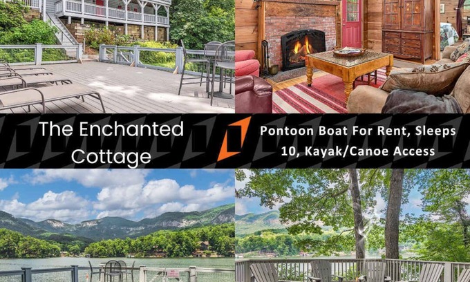 Lake Lure Cottage | Lake Lure Cottage~Pontoon Available 2 Rent!
