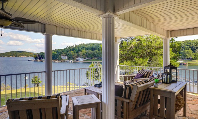 Roach House | Lake of the Ozarks Haven w/Decks, Dock & Kayaks!