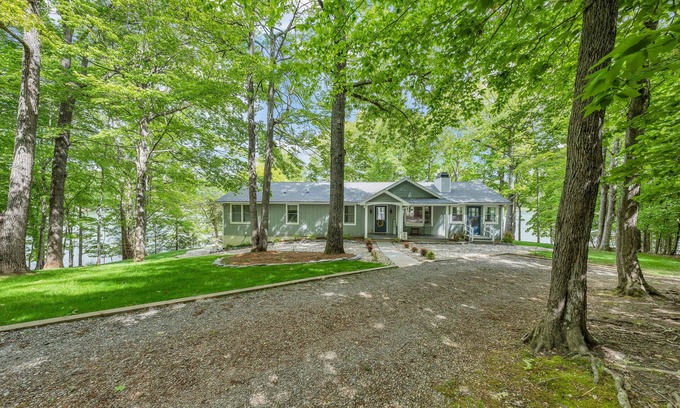Smith Mountain Lake House | Lakefront Home with Hot Tub, Fire pit & Game room