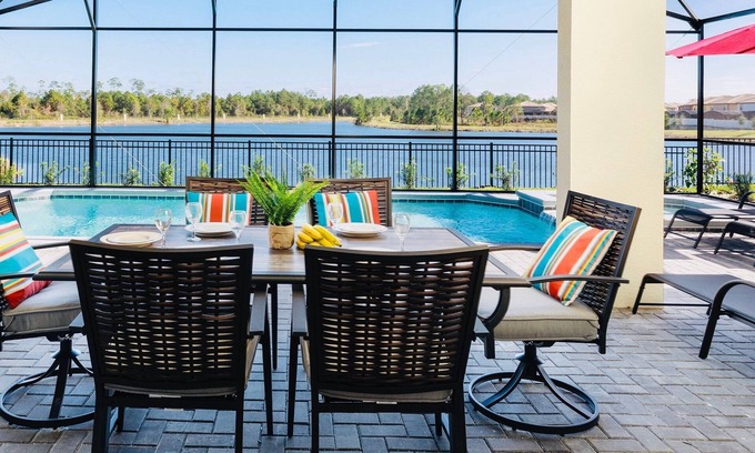Four Corners House | Lakefront Villa w/Star Wars Room, Private Pool & Resort Perks