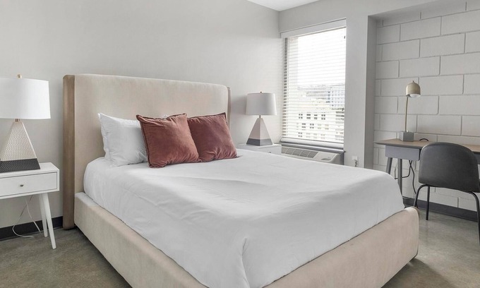 Five Points South Apartment | Landing | Chic 1BD, Gym, Courtyard
