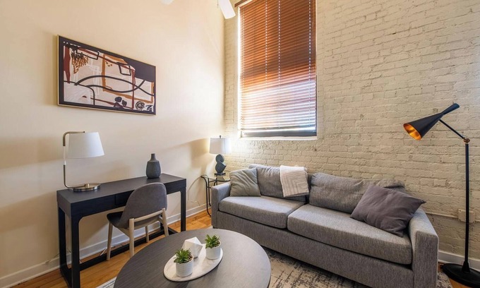 Petersburg Apartment | Landing | Modern 1BD, Courtyard, Gym