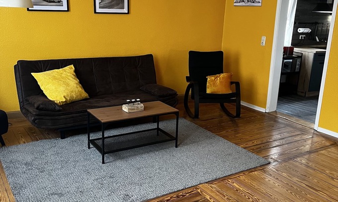 Barby Condo | Large, cozy vacation apartment on the market square in Barby - primarily for fitters