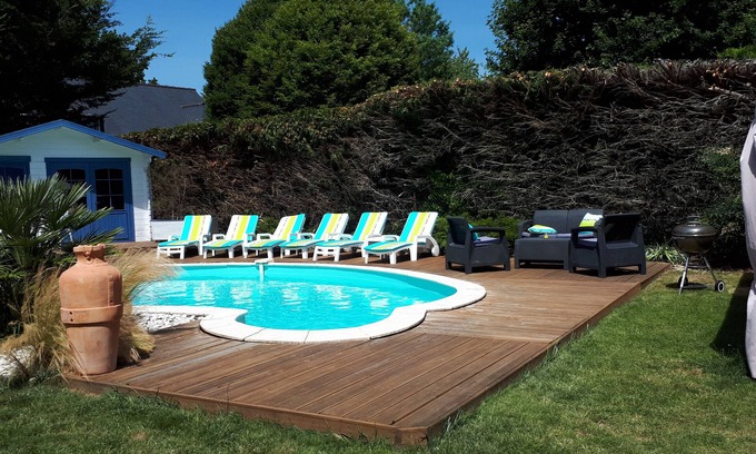 Concarneau Villa | Large detached villa with private pool not overlooked