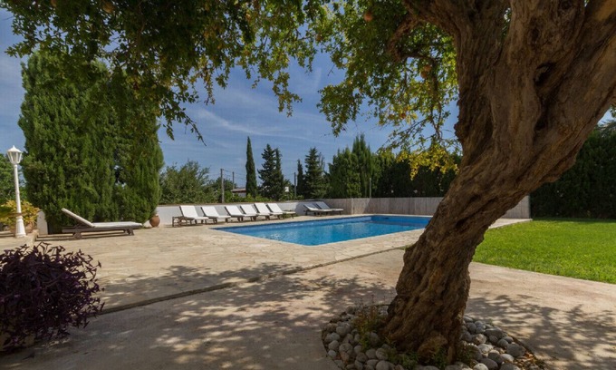 Sant Jordi de Ses Salines Villa | Large comfortable and spacious house, near Ibiza. Private pool, BBQ, pool games ..
