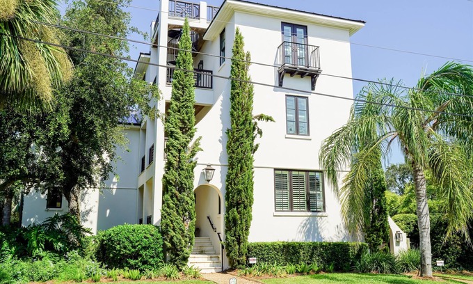 East Beach House | Large home w pool and spa steps from Goulds Inlet!