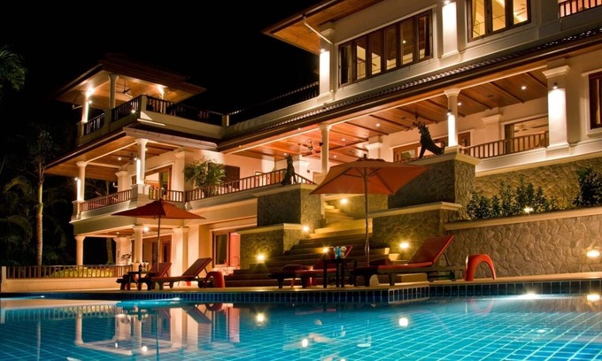 Choeng Thale Villa | Large Luxury 6 Bed Pool Villa sleeps 13 with daily maid service nr Layan Beach