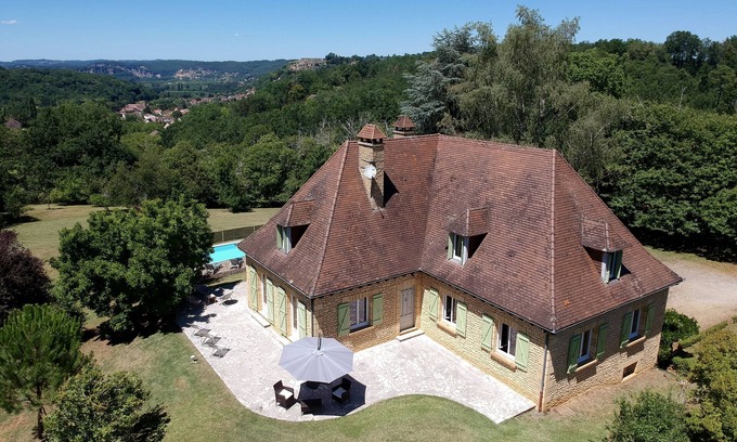 Cenac-et-Saint-Julien House | Large Périgourdine house with an exceptional panorama, for 12 people