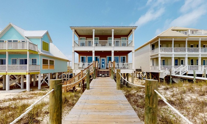 Southpointe House | Large, Two-Story Beachfront Home w/Free WiFi, Oceanfront Decks, Fireplace, Views