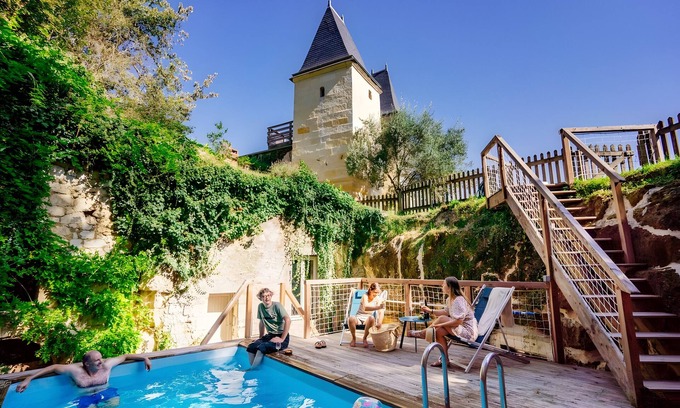 Chenehutte-Treves-Cunault House | Large Unusual Holiday Home with Pool on the Banks of the Loire in Anjou