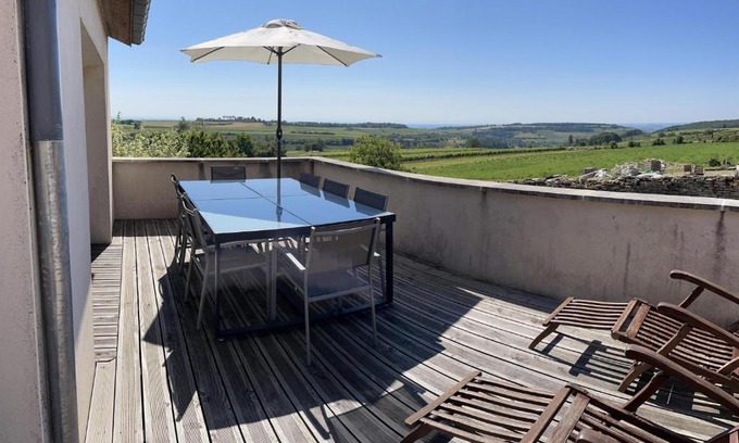 Fussey House | Le Cocon et le panorama des Hautes-Côtes