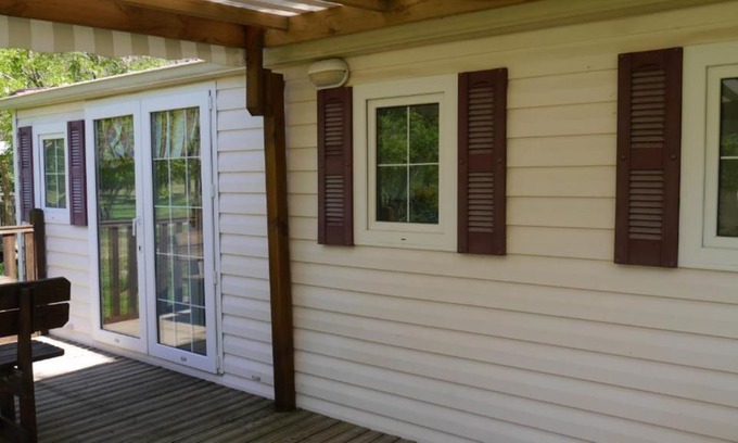Lezan House | LE MAS DES CHENES Mobile Home 4 people E