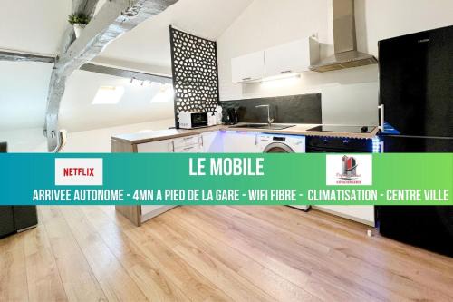 Perigueux Apartment | LE MOBILE - Climatisé - Proche de la gare - Centre ville-PROPERTY RENTAL NM