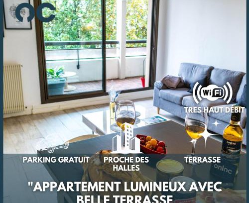 Centre Ville Apartment | Le Sperata - Bel appartement en centre ville avec 2 chambres, terrasse et parking