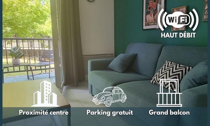Orthez Apartment | Le St Gilles - Près Centre - Terrasse - Parking