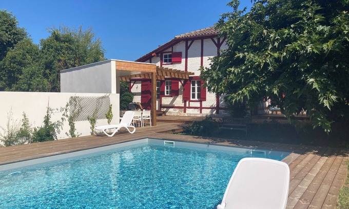 Leon House | LEON, lake1 km, ocean beach10 minutes, house with swimming pool 10*5, 4 bedrooms 2 shower rooms