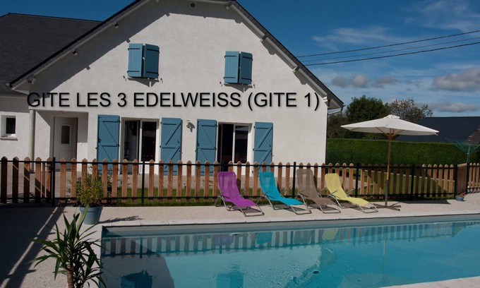 Arette House | LES 3 EDELWEISS/ GITE 1 WITH SWIMMING POOL