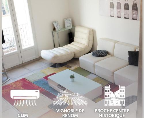 Chateauneuf-du-Pape House | Les Bosquet Charmante Maison 2 Chambres ,parking gratuit au Centre de Châteauneuf-du-Pape