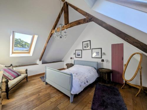 Laniscat House | Les Ecuries is a modern renovated barn