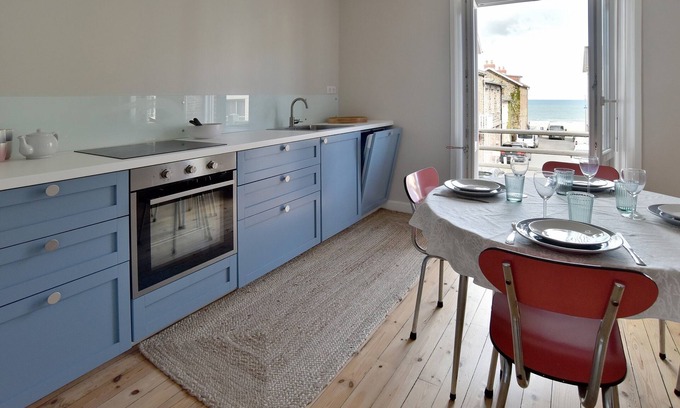 Pleneuf-Val-Andre Apartment | Les Galets - Appt vue mer - 100m de la plage