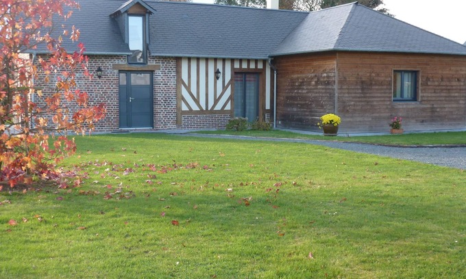 Ablon Cottage | Les Hydrangéas Gite 3 étoiles 2 chambres 4 pers,. Wifi Fiber. near Honfleur.