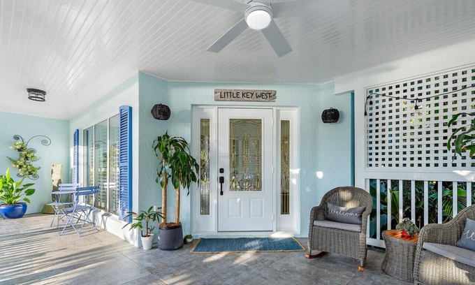 Juno Beach House | Little Key West, private beach access