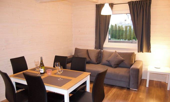 Dziwnowek Cabin | Log cabin Aurora for family vacation in Dziwnowek 10min. walk to the Baltic Sea