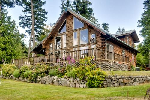 Lopez Island House | Log Home on Lopez-Spencer Spit