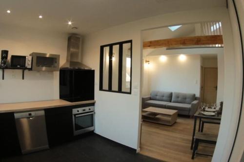 La Vraie-Croix Apartment | Logement indépendant appartement T2 bis style loft