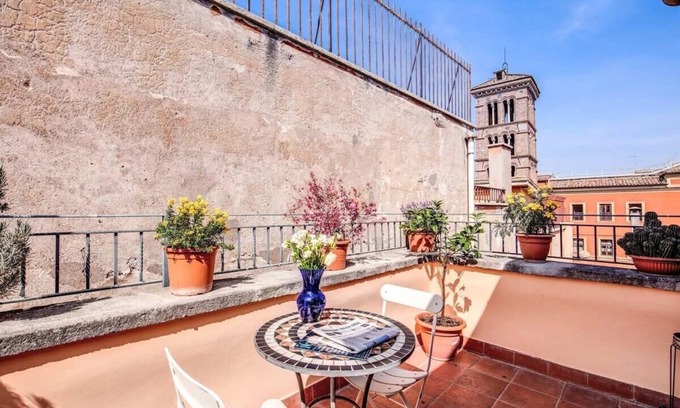 Navona Apartment | Lovely 1BR Suite with Private Terrace