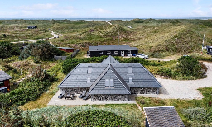 Houvig Strand House | Lovely home in Ringkøbing with sauna