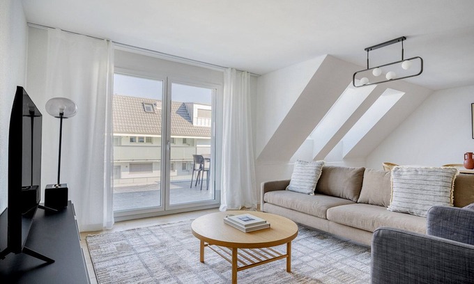 Kloten Apartment | Lovely Kloten 2BR w/Storage & W/D, nr Market, by Blueground